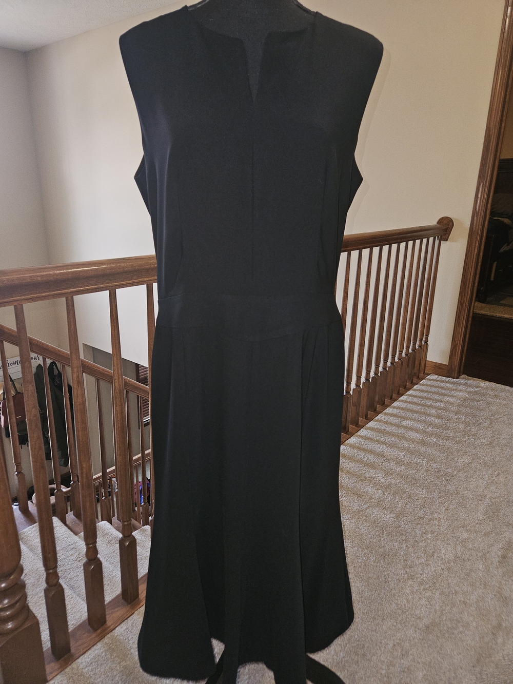 Classic Black Sleeveless A-Line Dress Sz. 10